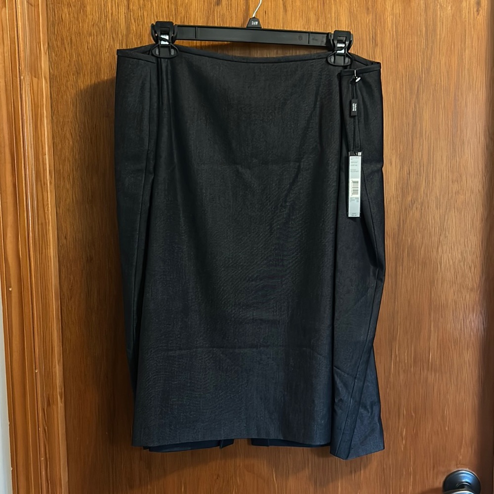 Tahari ASL Denim Blue Skirt